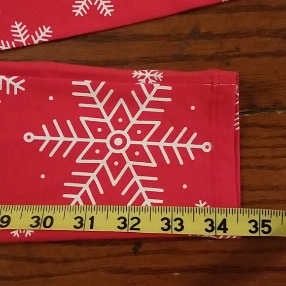 GIFT WITH A JUICY BUNDLE Snowflake Ankle Leggings - Picture 3 of 5